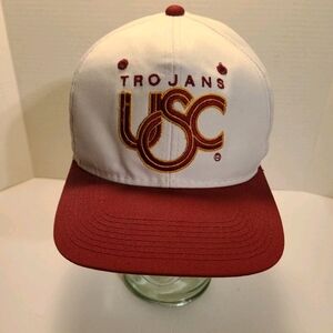 VINTAGE USC SPORTS SPECIALTIES CAP HAT NCAA FOOTBALL SNAPBACK TWO TONE